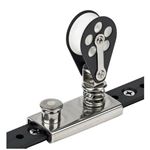 Schaefer 303-86 Spring Loaded Lined Slide Block for 1" T-Track | Blackburn Marine Schaefer Hardware